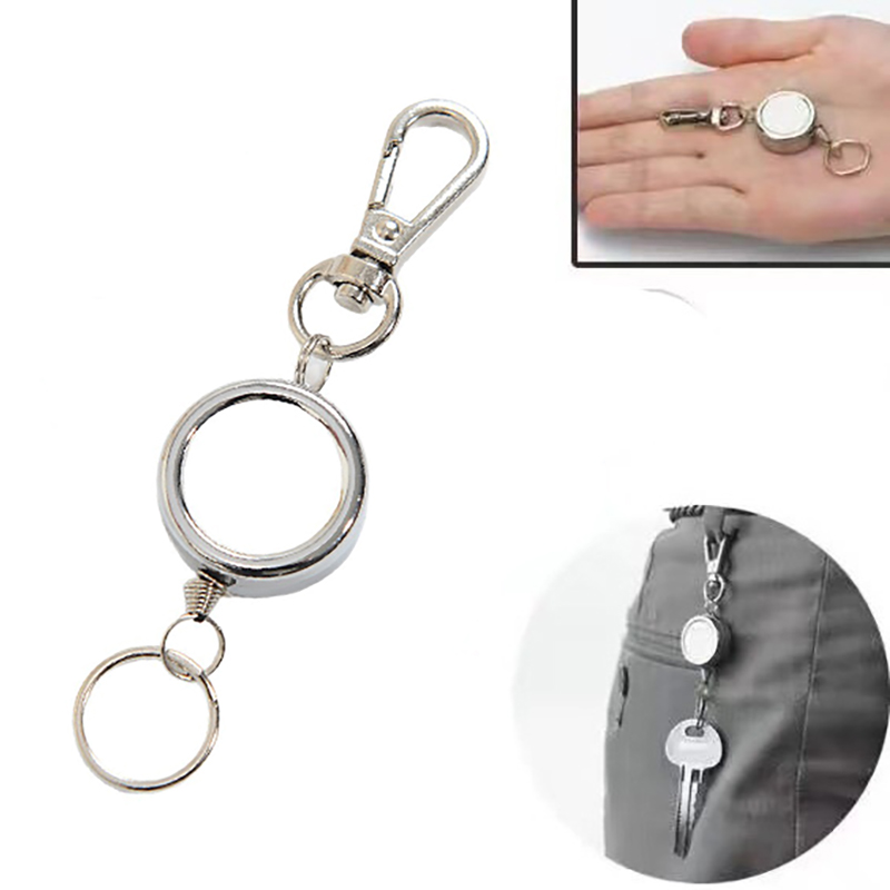 Móc khóa dây rút kim loại 20mm