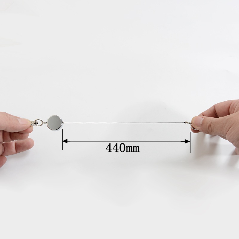 Móc khóa dây rút kim loại 20mm