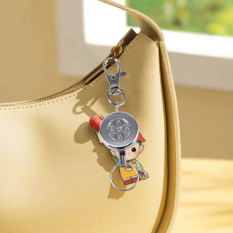 Móc khóa dây rút kim loại 20mm