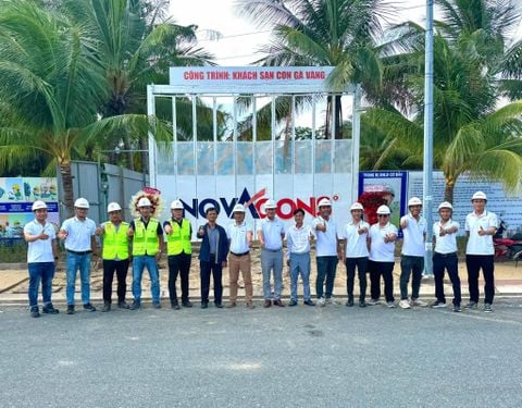 Novacons started construction on the Con Ga Vang Hotel Project, marking the beginning of the journey to create a classy resort space, contributing to enhancing local tourism.