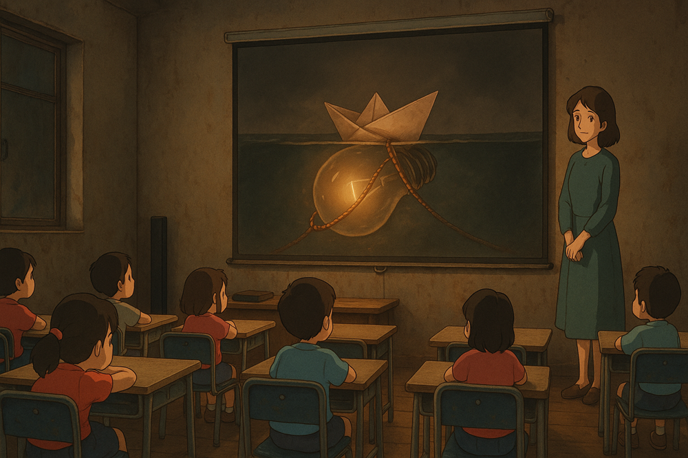 Ánh sáng trôi giữa đại dương