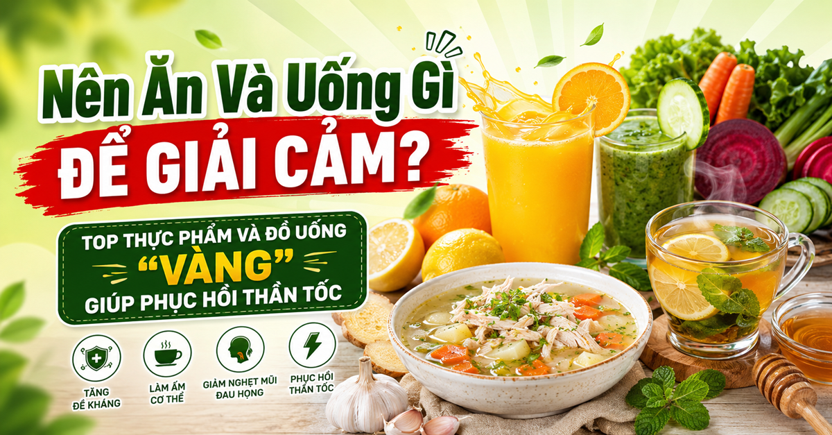 Nên Ăn Và Uống Gì Để Giải Cảm? Top Thực Phẩm Và Đồ Uống 