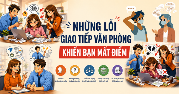 Những lỗi giao tiếp văn phòng khiến bạn mất điểm