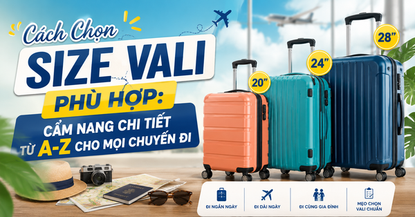 Cách Chọn Size Vali Phù Hợp: Cẩm Nang Chi Tiết Từ A-Z Cho Mọi Chuyến Đi