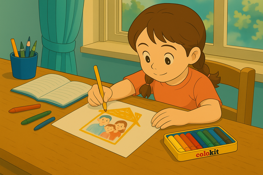 Tôi học cách yêu mình bằng những sắc màu cũ