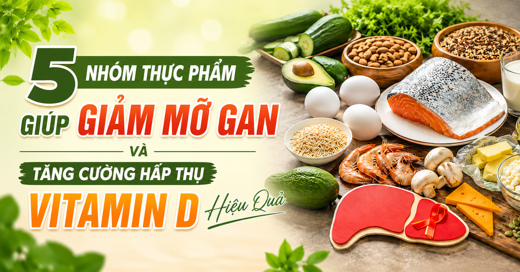 5 Nhóm Thực Phẩm Giúp Giảm Mỡ Gan Và Tăng Cường Hấp Thụ Vitamin D Hiệu Quả