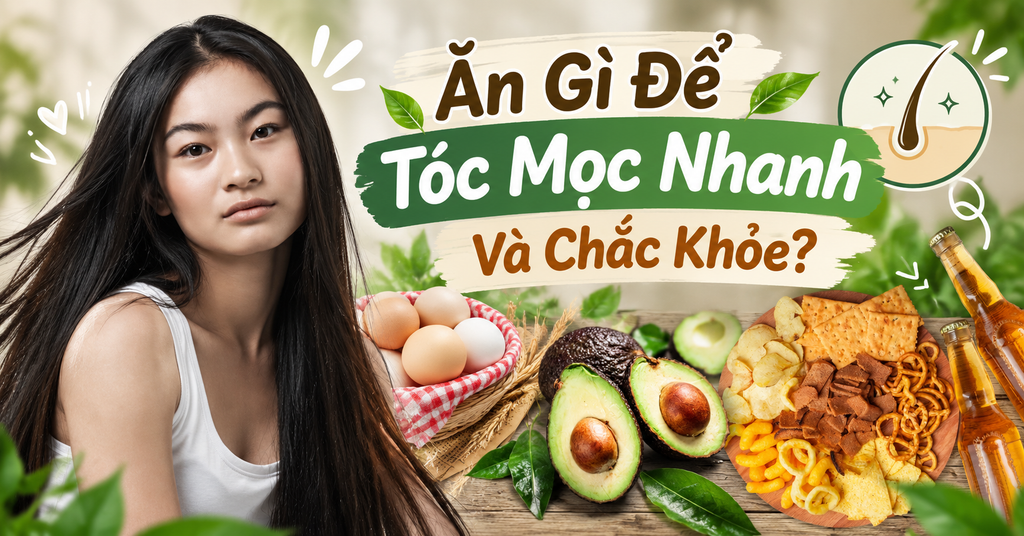 Ăn Gì Để Tóc Mọc Nhanh Và Chắc Khỏe?
