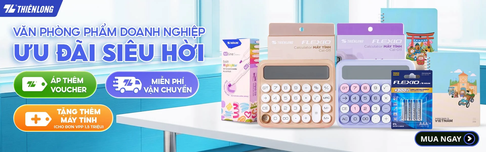 Thiên Long Văn Phòng Phẩm Giá Sỉ