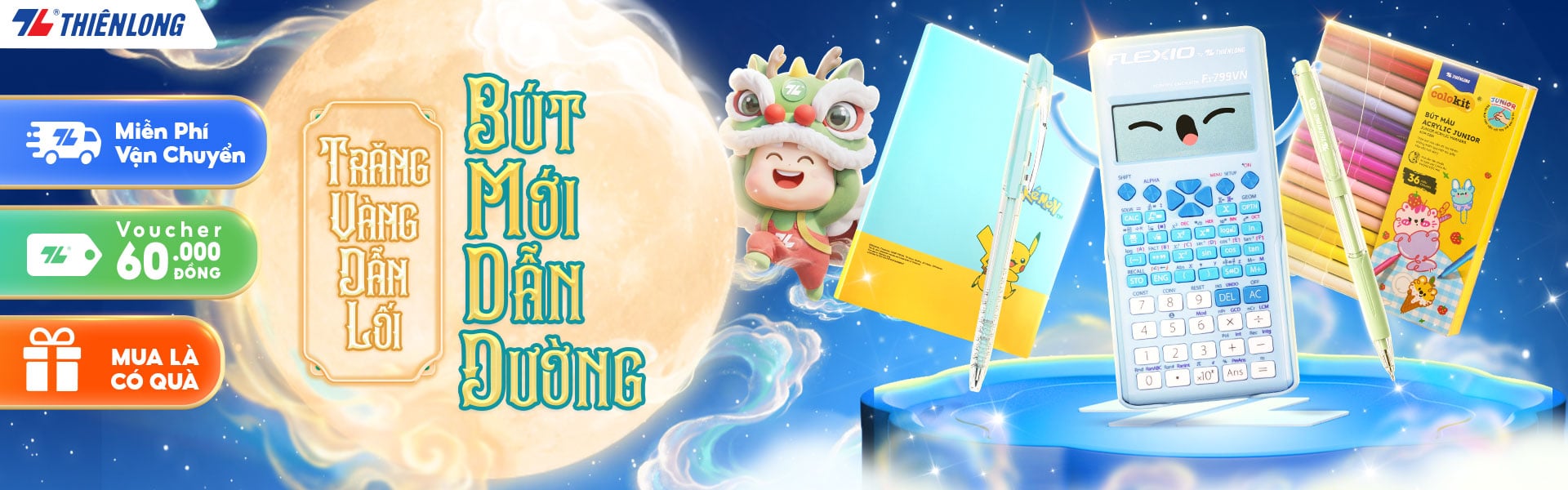 Trăng và dẫn lối - Bút mới dẫn đường