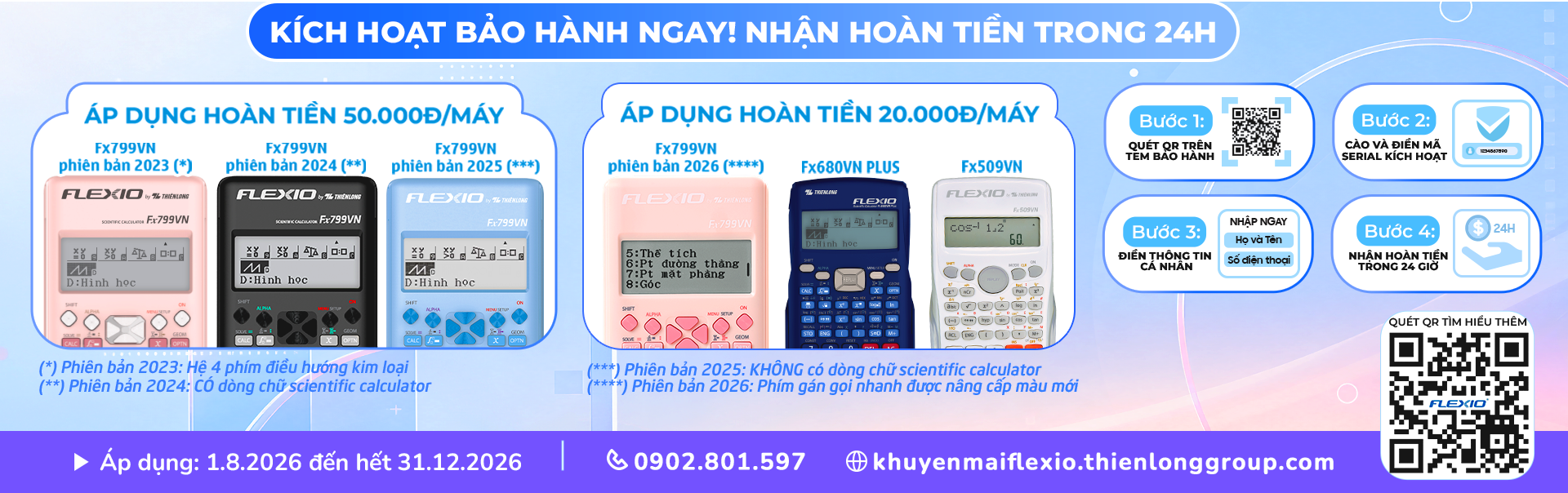 Flexio Hoàn tiền