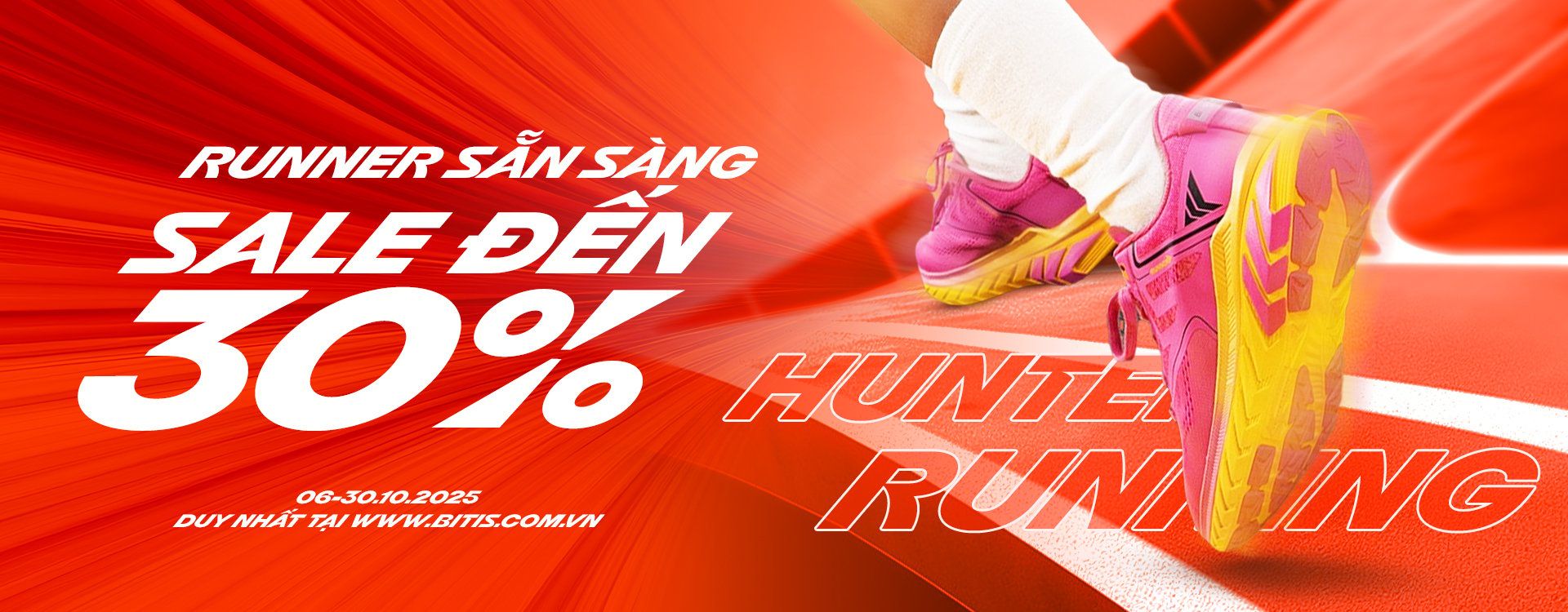 Hunter Running Nữ - Giày Chạy Bộ Chuyên Nghiệp