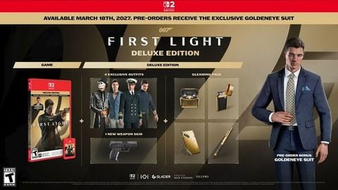 007 First Light phiên bản Switch 2 ra mắt ngày 18/3/2027