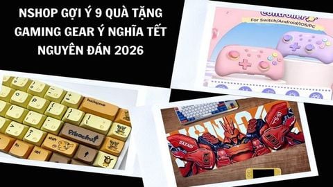 nShop gợi ý 9 quà tặng gaming gear ý nghĩa Tết Nguyên Đán 2026