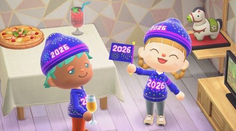 Animal Crossing New Horizons đón 2026 với trang phục mới