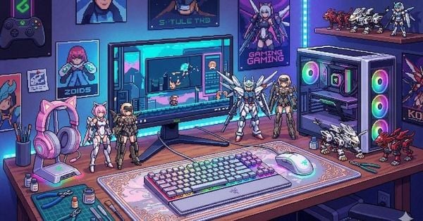 Razer Quartz & Mercury tại nShop: Khi Gear Gaming Gặp Góc Trưng Bày Mô Hình