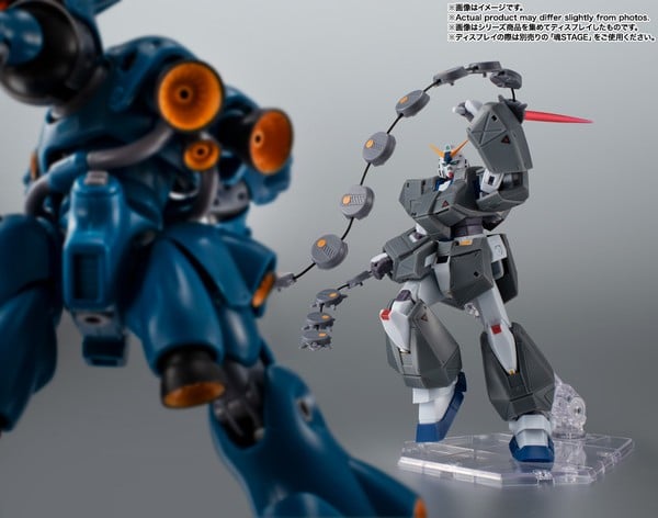RX-78NT-1 Gundam NT-1 & Chobham Armor Ver. A.N.I.M.E. Bandai tạo dáng cùng MS-18E Kampfer