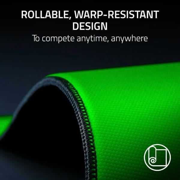 Thiết kế cuộn gọn chống cong vênh của lót chuột Razer Gigantus V2 Pro nShop
