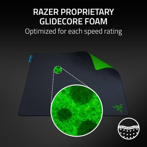 Đệm mút Razer Glidecore Foam trên lót chuột Gigantus V2 Pro Control nShop