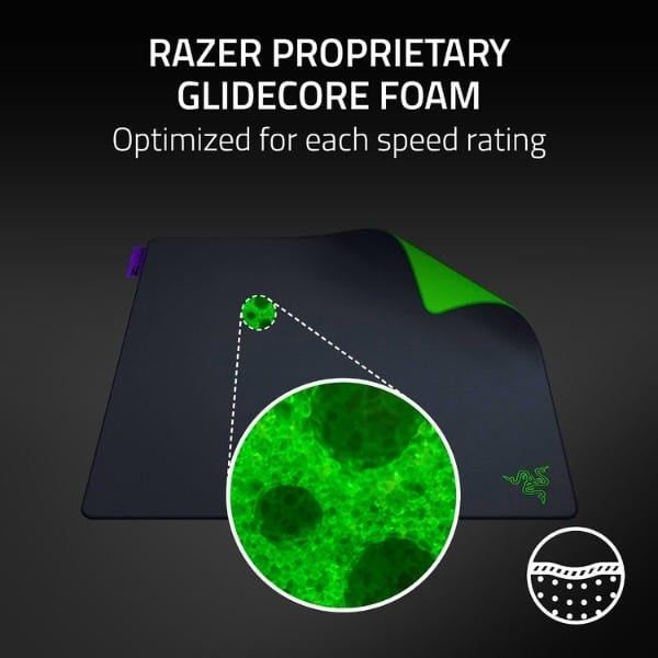 Đệm mút Razer Glidecore Foam trên lót chuột Gigantus V2 Pro Max Control nShop