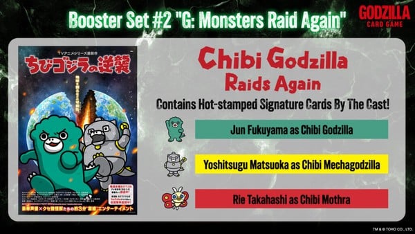 nShop bán Godzilla Booster Vol.02 Monsters Raid Again - GZCGE-BP02 có chữ ký của diễn viên lồng tiếng