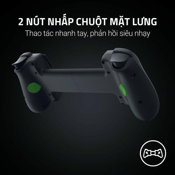 2 nút nhấp chuột mặt lưng trên tay cầm Razer Kishi V3 nShop