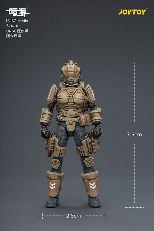kích thước Mô hình quân y tỉ lệ 1:25 JOY TOY JT04230 UNSC Medic Acacia chính hãng giá tốt chất lượng cao
