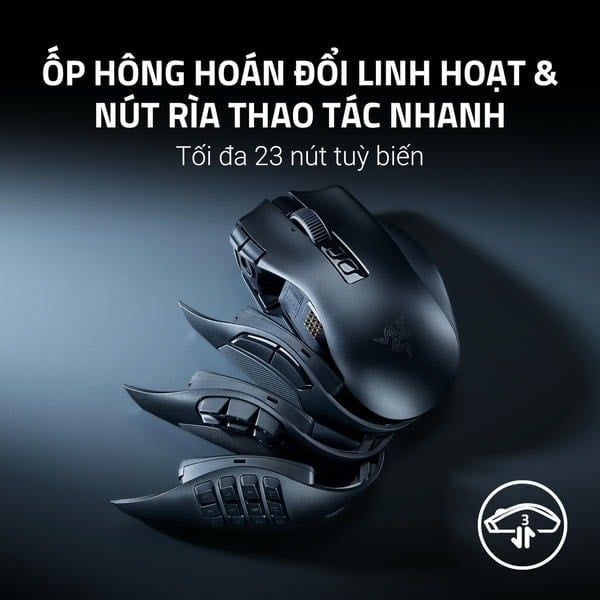 3 ốp hông hoán đổi của chuột Razer Naga V3 Pro nShop