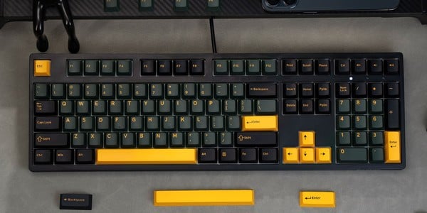 nShop bán Bàn phím cơ AKKO 3108RF V3 Black & Gold - USB / Wireless thiết kế đủ phím fullsize layout 108 nút