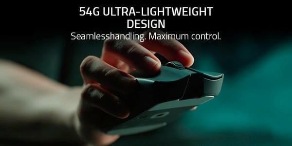 Thiết kế siêu nhẹ 54g của Razer Viper V3 Pro mang lại khả năng kiểm soát tối đa tại nShop