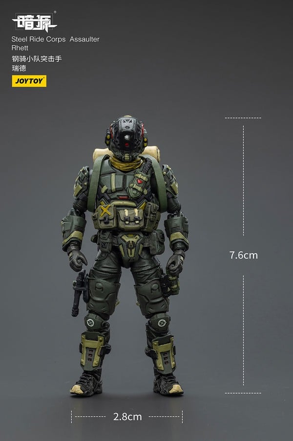 kích thước của mô hình JOY TOY JT01970 Steel Ride Corps Assaulter Rhett chính hãng giá tốt chất lượng cao