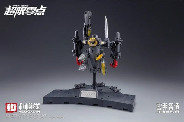 nShop bán Model Kit Mecha Baki 1:10 - Hemoxian x Kotobukiya GN199 có giá đỡ hình nhân treo áo giáp và vũ khí