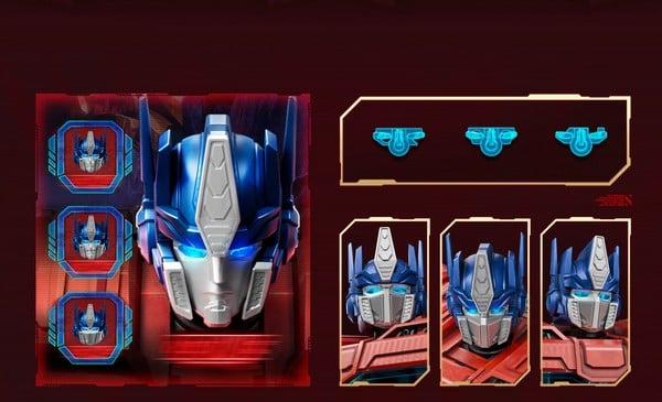 nShop bán mô hình Transformers ONE Action Edition 04 Optimus Prime Orion Pax có nhiều biểu cảm gương mặt