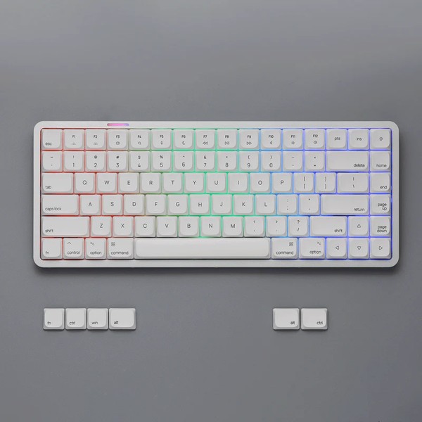 Bàn phím cơ không dây AKKO Air 01 Low Profile có layout Mac và keycap layout Windows để thay thế
