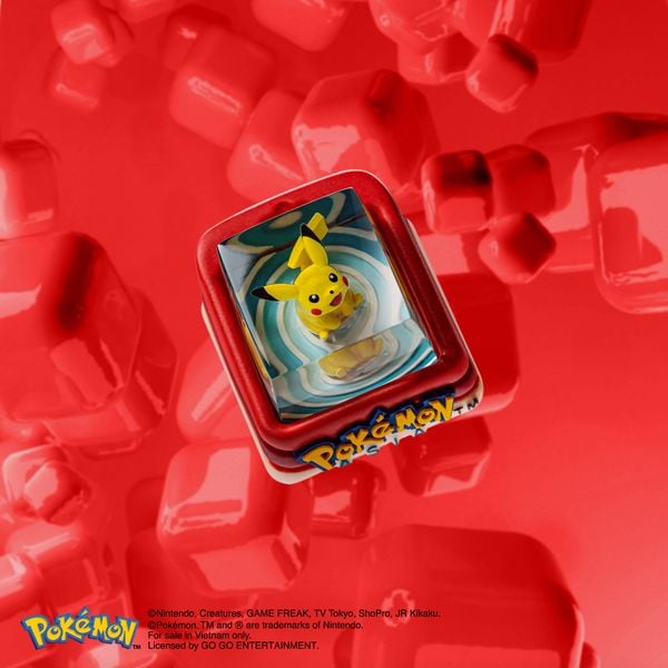 nShop bán Pokemon Artisan Keycap Pikachu SEM Profile - Dwarf Factory làm quà tặng Việt kiều người thân ngoài nước