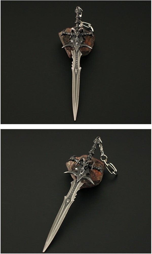nShop bán Móc khóa kiếm Warcraft Frostmourne trang trí balo móc khóa túi đeo chéo độc lạ