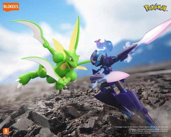nShop bán mô hình lắp ráp Mô Hình Blokees Pokemon Classic Ver L Scyther 74105 tỉ lệ 1-12 1-14 SHF Figma