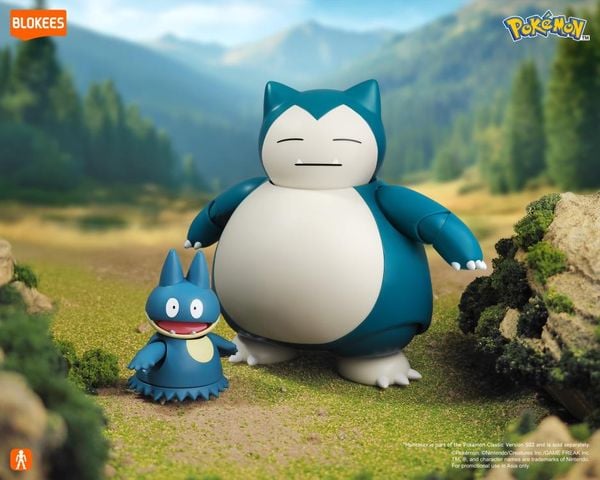 nShop bán mô hình lắp ráp Blokees Pokemon Classic Ver L Snorlax 74106 tỉ lệ 1:12 1:14 Figma SHf