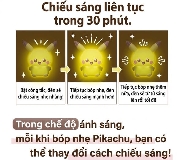 nShop bán Figure Pokemon Center PokePeace Puni Kyun Light Pikachu Wow xuất được hóa đơn đỏ VAT giá tốt