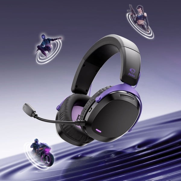 nShop bán Tai nghe không dây AKKO GH300 Headset Quad Mode hỗ trợ công nghệ âm thanh vòm ảo 7.1 chất lượng