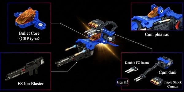 nShop bán Transformers x Zoids x Diaclone Shield D-Prime Synergenex T-Spark thích hợp làm quà tặng fan mecha