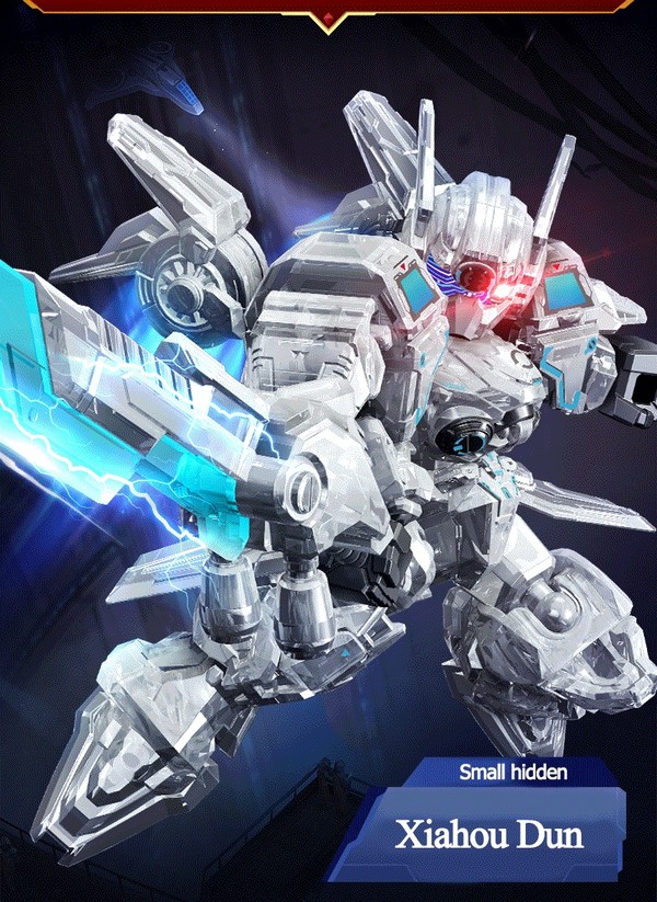 Secret Hạ Hầu Đôn trong series Sembo Block 900043 Hộp Mù Honor of Kings Mecha Robot