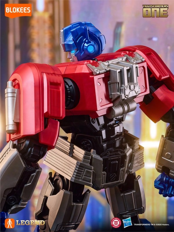 nShop bán Transformers ONE Action Edition 04 Orion Pax Optimus Prime khớp lưng hỗ trợ pose superhero landing