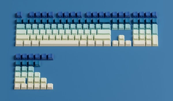 nShop bán Bộ Keycap Veekos Iris Gradient Cherry Profile / Side-Printed xuất được hóa đơn đỏ VAT giá tốt nhất VN