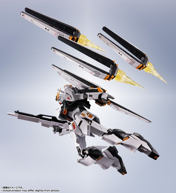 Fin Funnel của Nu Gundam - Metal Robot Spirits Side MS có thể tách ra hoạt động độc lập
