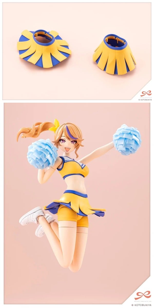 nShop bán Sousai Shojo Teien Seira Ichijo Cheerleading Costume - JK036 có hai part váy mô tả chuyển động