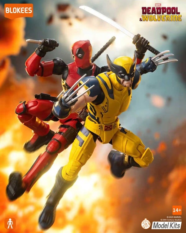 nShop bán mô hình Blokees Marvel Infinity SAGA Champion Class Deadpool và Wolverine độ bền cao giá tốt