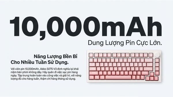 nShop bán Bàn phím cơ không dây AKKO 5075 V3 Akko Frost Pink ship COD giao nhanh tận nhà toàn quốc giá tốt