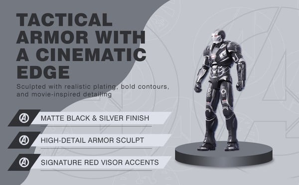 nShop bán Mô hình Marvel War Machine 7 Inch ZD Toys ZM43 chính hãng khớp tốt độ bền cao