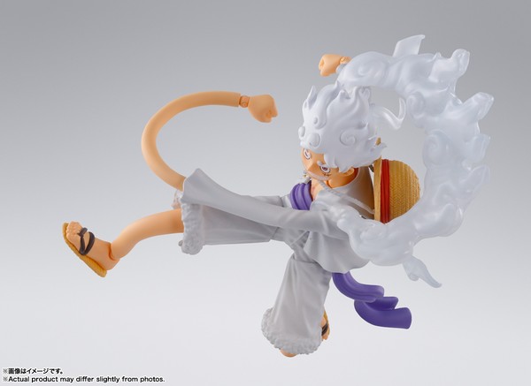 mô hình Figure S.H.Figuarts Monkey D. Luffy Gear 5 - One Piece tay chân dây kẽm wire dễ pose dáng
