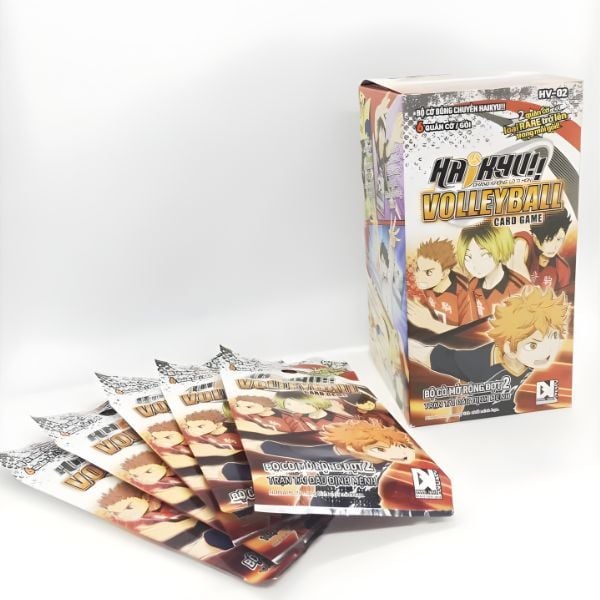 HV-02 Bài Bóng Chuyền Haikyu!! Bộ Cờ Mở Rộng Đợt 2 Trận Tái Đấu Định Mệnh nhiều pack đi kèm nhiều tỉ lệ rate